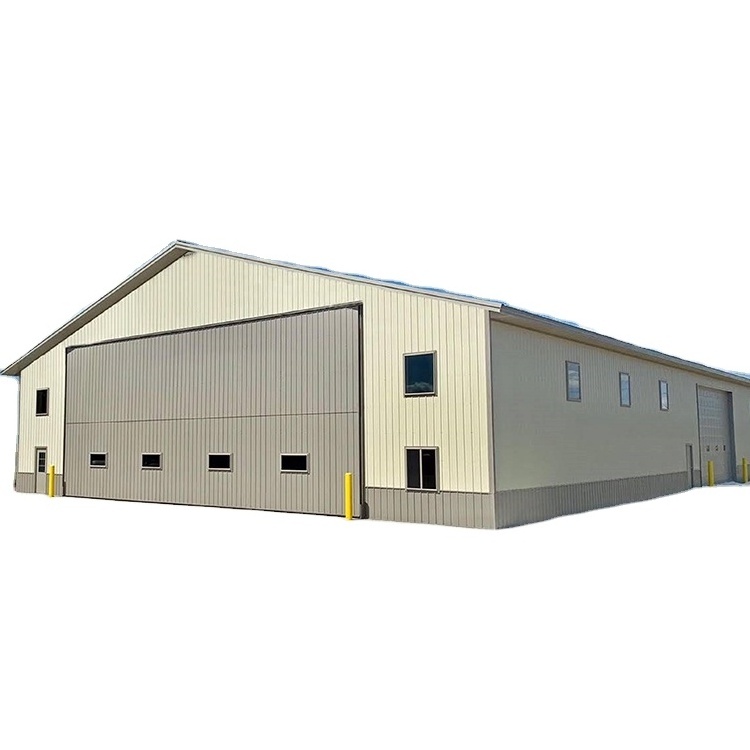 gable frame light metal building prefabricated industrial steel structure warehouse for sale