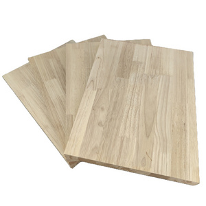 Volume Production Customized Size Indoor Solid Wood Treads Stairs Steps Rubber Wood Finger Joint Board