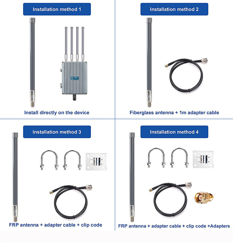 Internet Satellite Wireless 3-13 Dbi Lora Gateway 868/433mhz Omni Fiberglass wifi 4g waterproof outdoor feberglass antenna