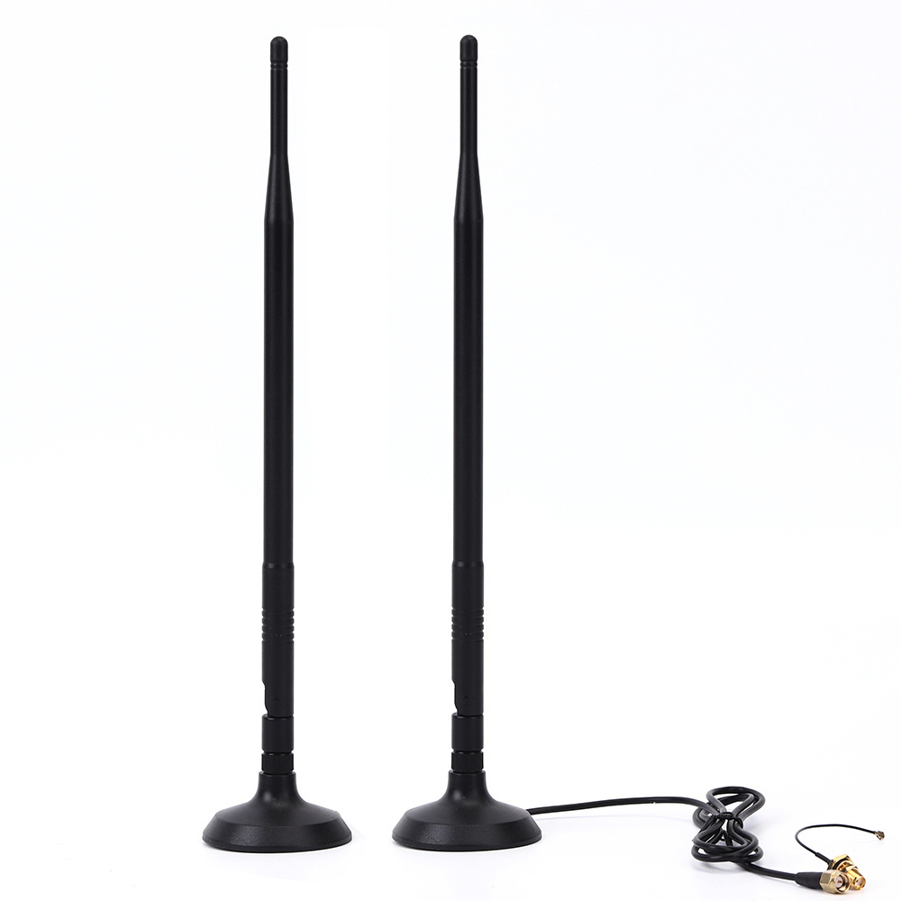 Foldable 700-2700MHz 7dbi 4G Omni-Directional Dual Band Wireless Signal Wifi Router 868mhz AP Antenna Connector on Magnetic Base