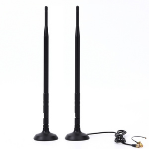 Foldable 700-2700MHz 7dbi 4G Omni-Directional Dual Band Wireless Signal Wifi Router 868mhz AP Antenna Connector on Magnetic Base