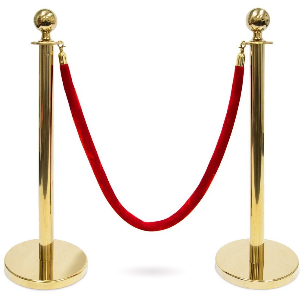 Airport queue line stanchion rope for sale