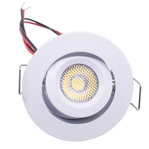 Custom Aluminum Indoor Lighting Fixture 3w 5w DC12V/24V Ceiling Lights Recessed Dimmable COB Led Downlight