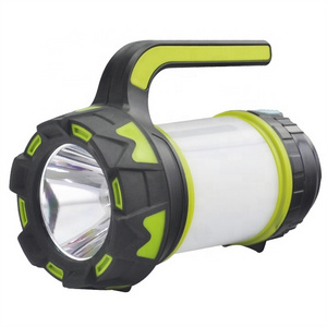 Rechargeable Portable LED Camping Lights Handheld Searchlight Lamp Hunting Spotlight for Emergency, Outdoor