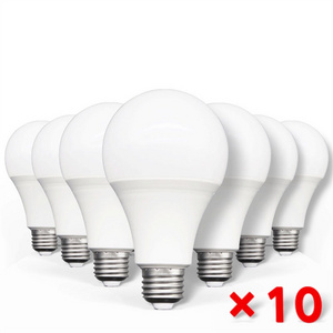 10pcs LED Bulb Lamps E17 E14 E27 AC220V 240V Light Bulbs Real Power PSE 20W 18W 15W 12W 9W 5W 3W  Living Room Home