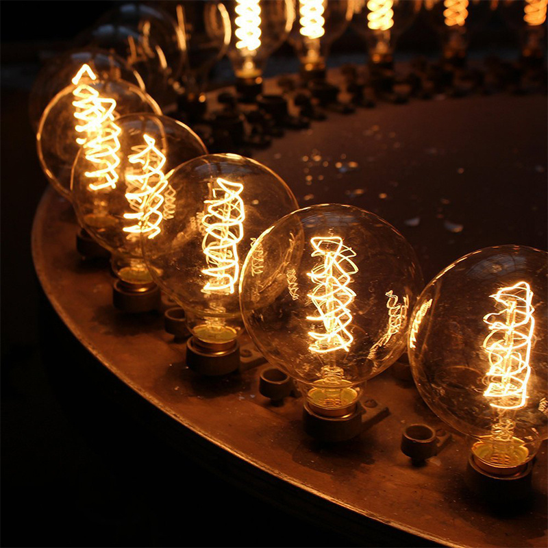 LED Filament Bulb E27 220V 40W G80 G95 A19 Retro Ampoule Vintage Incandescent Lamp Bulb