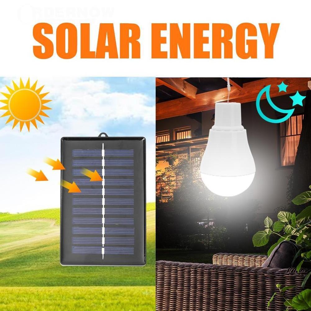 5V 15W 300LM Energy Saving Outdoor Solar Lamp USB Rechargeable Led Bulb Portable Solar Power Panel Outdoor Lighting New