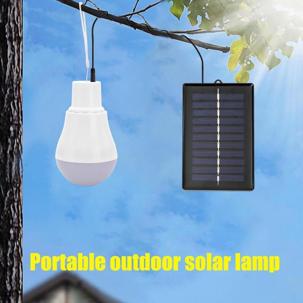 5V 15W 300LM Energy Saving Outdoor Solar Lamp USB Rechargeable Led Bulb Portable Solar Power Panel Outdoor Lighting New