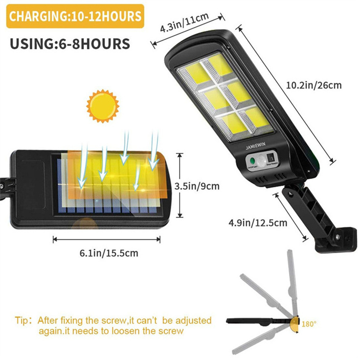 3 Lighting Mode Solar Street Lights Outdoor Waterproof Motion Sensor LED Wall Lamp