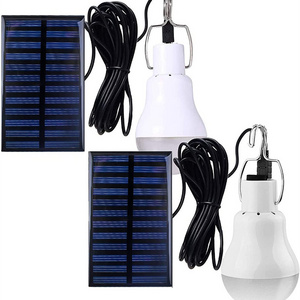 Solar Light Bulbs Outdoor Indoor Rechargeable Home Camping Lamp Chicken Coop Lights