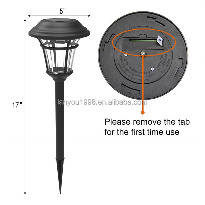 Decorative Solar Led Light Outdoor Lawn Lamp Garden Decoration Solar Battery Sunlight Street Lantern Outside Christmas Lights