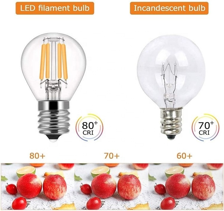 B22 E26 E27 12v 24v 36v Edison g45 Retro Light 2w 4w 6w led filament bulb