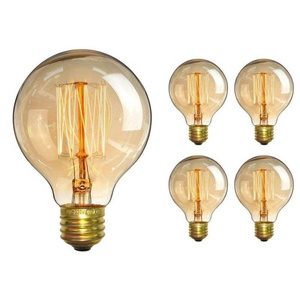 G40 G80 G95 G125 Light Bulb 40W 60W E27 B22 Antique Vintage Globe Edison Lights Bulbs