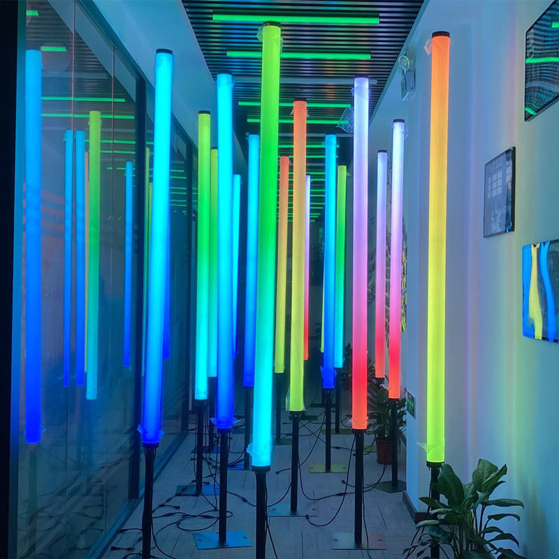 RGB tube with remote control RGB color tube LED daylight lighting Commercial Space lights