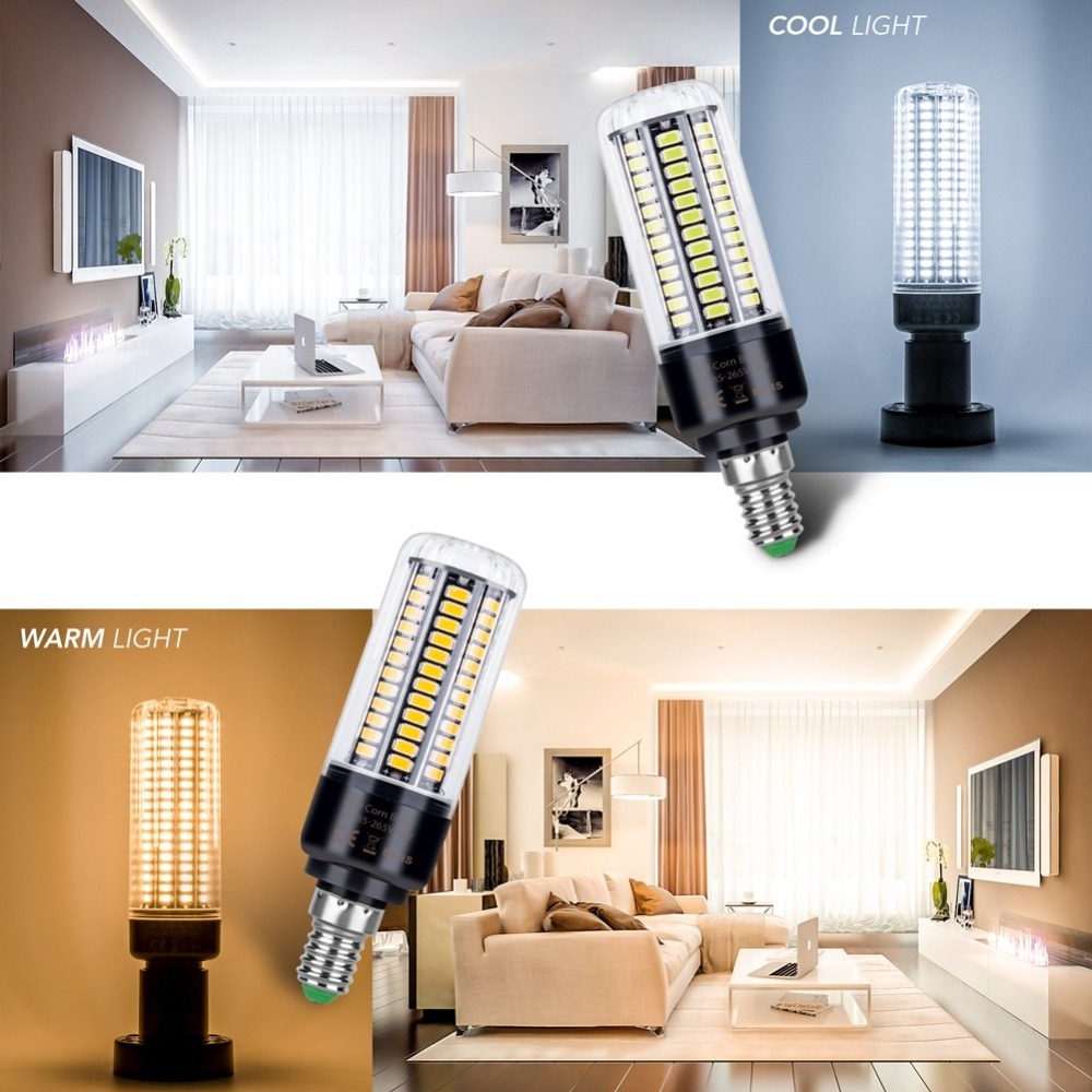 E27 E14 LED Lamp 5730 SMD Corn Lamp Bulbs 220V 3.5W 5W 7W 9W 12W 15W 20W Ultra Bright Home Chandelier Table Lamp