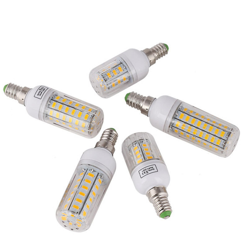 E27 LED Lamp 5730 SMD E14 LED Corn Light Bulbs 220V Chandelier Lighting