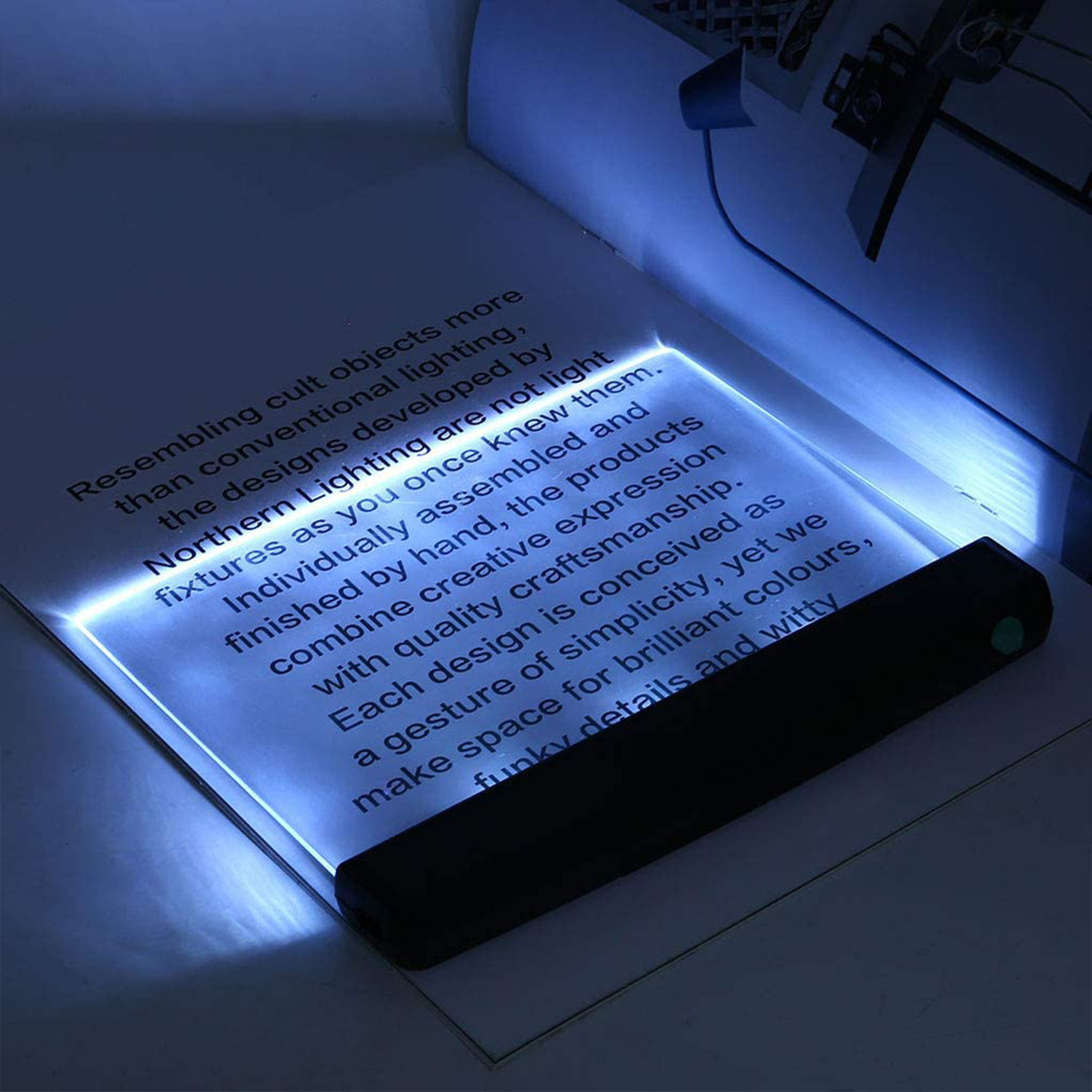 Reading Night Light Wedge Desk Lamp For Travel Bedroom Book Night Light Reading Book Lamp Portable LED Book Light