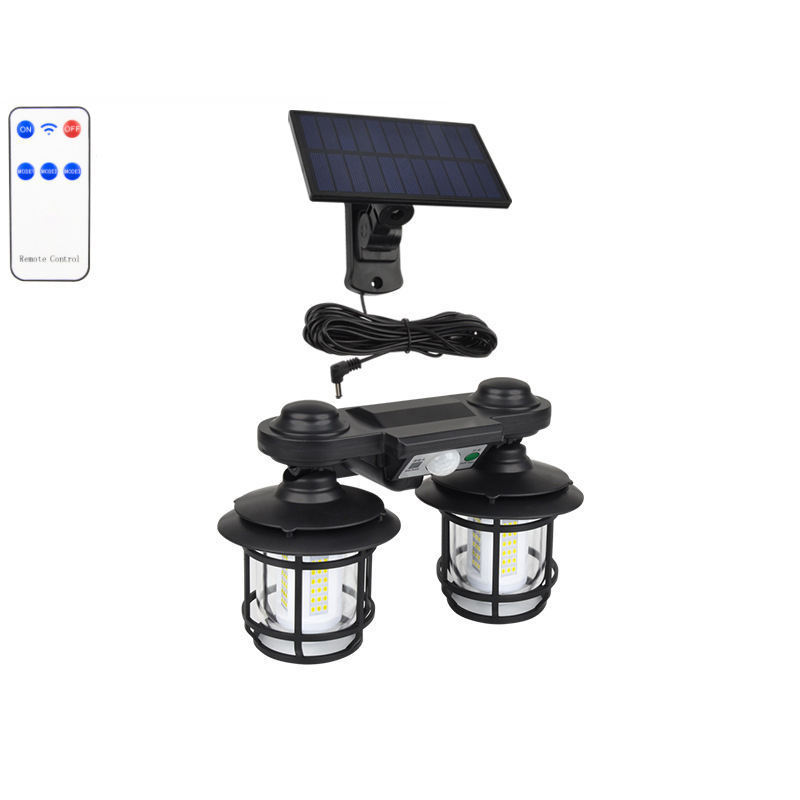 New Solar Courtyard Wall Lamp Villa Lighting Outdoor Lights Dual Use Pluggable Ground Can Be Separated Solar Lamp