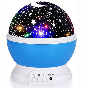 3D Popular Kid Room Decor RGB Ocean Night Dream Moon Star Lamp Master Starry Sky Projector Led Lamparas Light