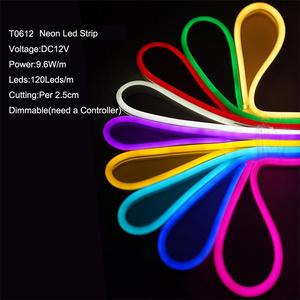 5M 12V Ip65 Rgb Flex Outdoor Smd Christmas Landscape Lights Strip Neon Led Custom Neon Lights/Neon Sign