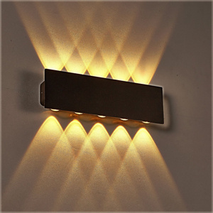 LED Wall Lamp Outdoor Waterproof Luminous Lighting Garden Decoration AC85-265V Wall Lights