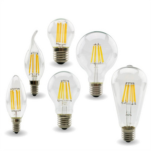 E27 E14 LED Filament Bulb Lamp 220V-240V Light Bulb C35 G45 A60 ST64 G80 G95 G125 Glass Bulb Vintage Candle Light