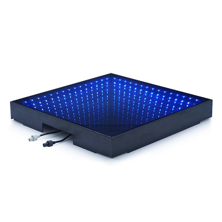 Illuminated High Gloss wireless magnetic tiles glass panel 3d Mirror Video Light Infinity Clear Magnetic Neon Led Dance Floor