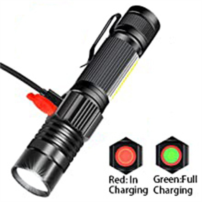 Hot sale Portable Pen Clip Style Flashlight USB Charging /with battery Multi-function Bright LED Light with Magnetic Base