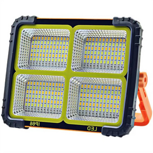 New Portable Solar LED Flood Light Rechargeable Lantern Emergency Night Light Outdoor Camping Lights