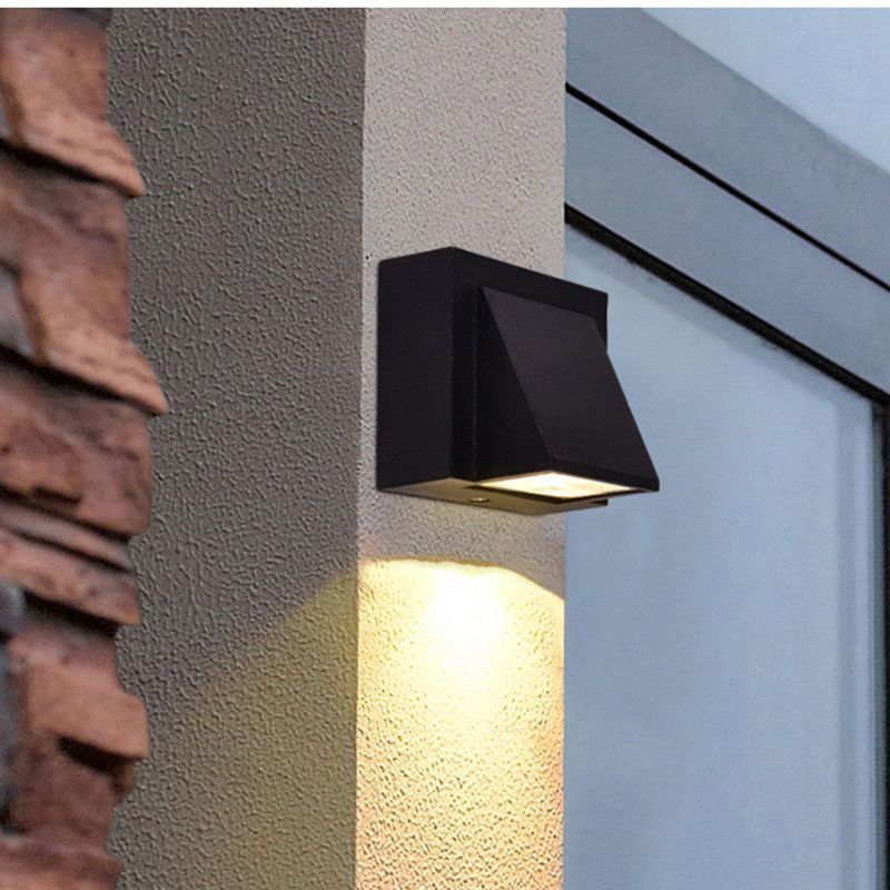 Outdoor Building Led Warm White Wall Lights Modern Nordic Wall Pack Light for Home Backyard