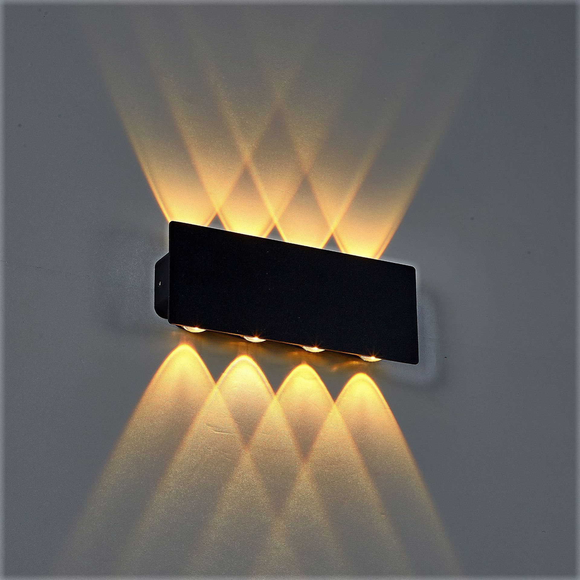 LED Wall Lamp Outdoor Waterproof Luminous Lighting Garden Decoration AC85-265V Wall Lights