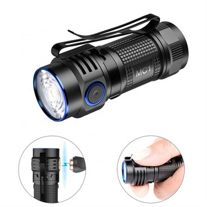 Trustfire MC1 USB Magnetic Rechargeable Compact EDC Hand Flashlight Magnetic Charging LED Torch Light Flashlight