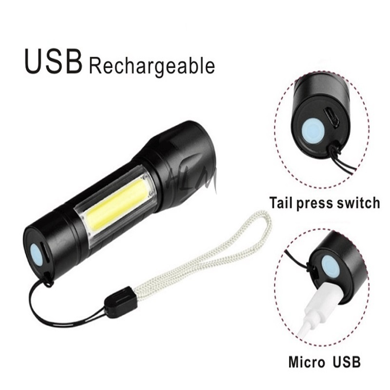 Super Bright Linternas High power Rechargeable hunting lantern Long Range Torch Light waterproof Micro USB Flashlight Tactical