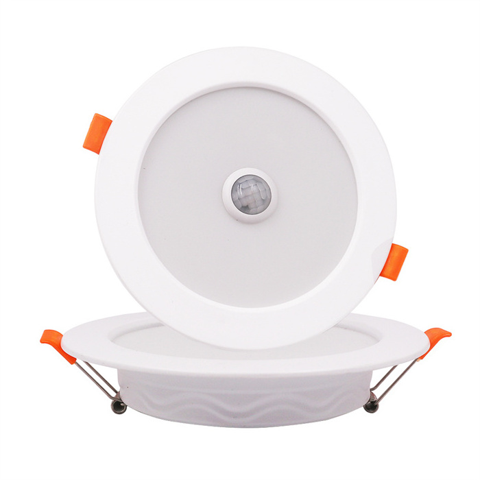 Induction Round LED Downlight Motion Sensor 3W 5W 9W 18W Panel light Recessed Spotlight Indoor Lighting