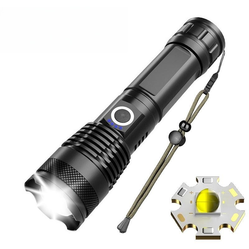 New Product Wholesale Torches Functional Rechargeable Flash Lights Exterior Camping Night Fishing Led Lamps