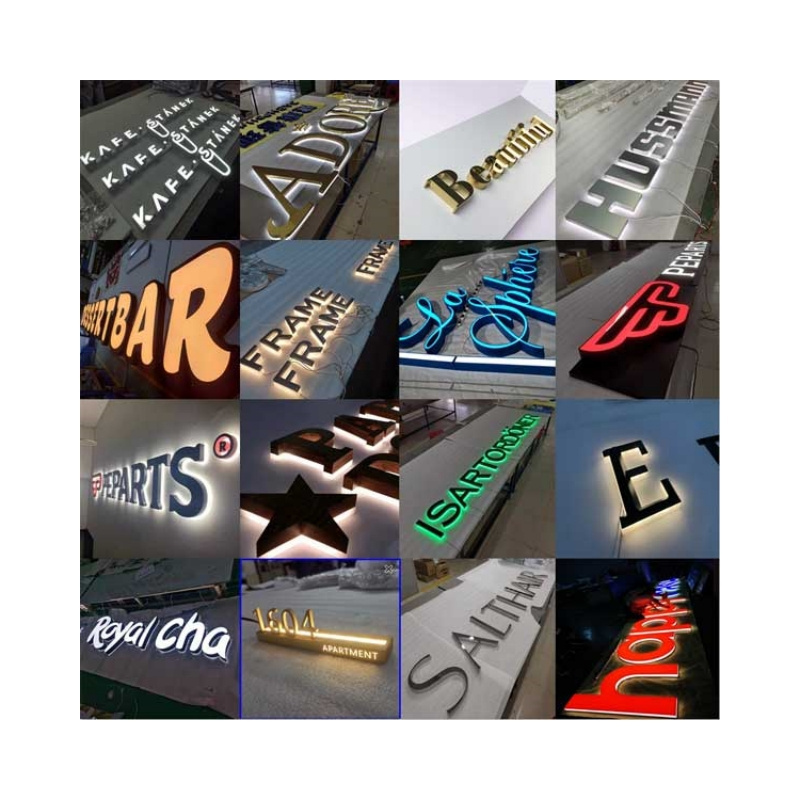 Shop Name Board Designs Acrylic Signs for Business Sign