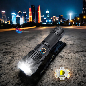 NEW High Power Led Flashlight XHP50 18000Lumens Super Bright Flashlight with Power Display Camping USB Zoomable Flashlight