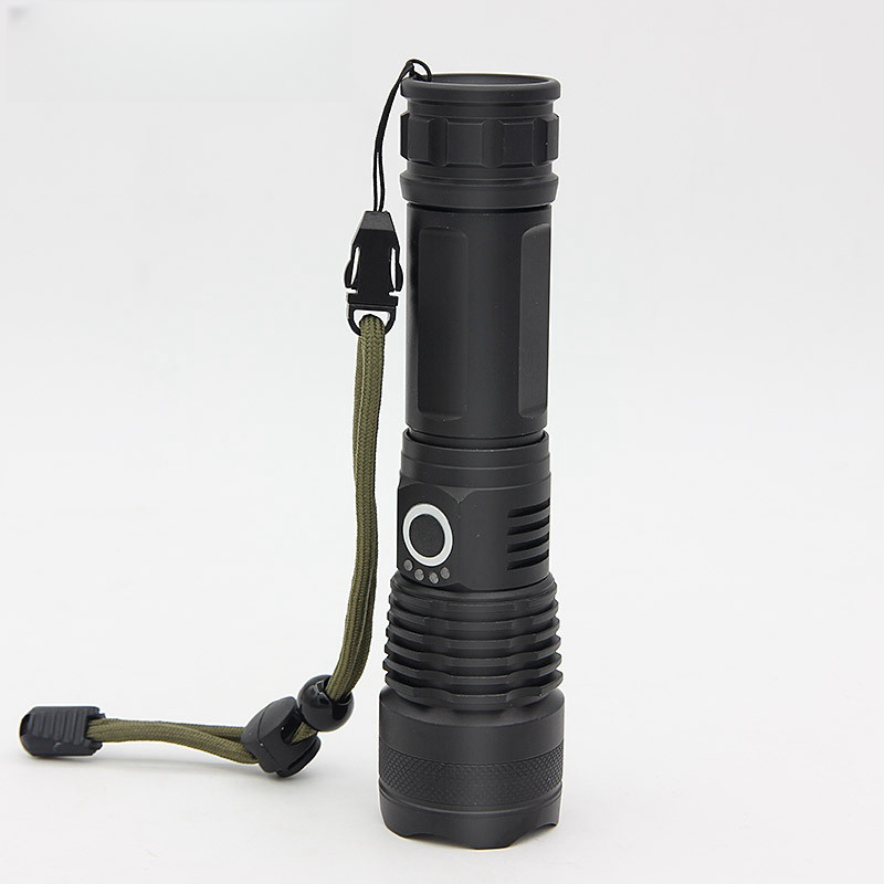 RTS Usb Rechargeable Telescopic Zoomable Powerful Ultra Long Range Hand Lantern Power Flashlights High Lumens 100000