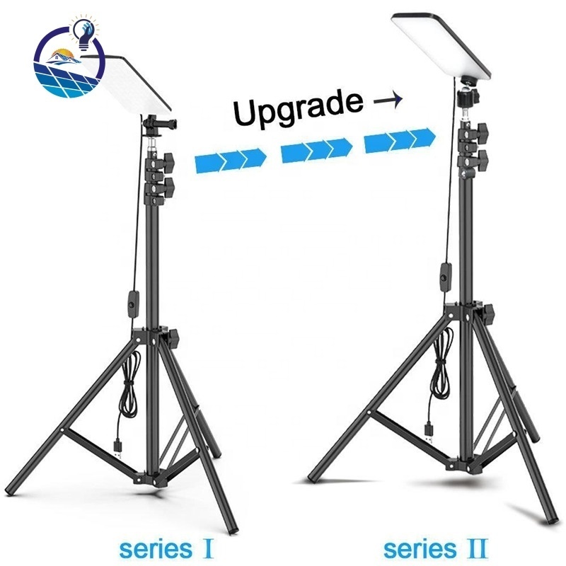 Portable Camping Light,LED Work Lights with Stand,Telescoping Tripod Outdoor Light & Camp Light