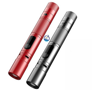 New Double Arc Self Defense Flashlight White Laser High Brightness Multi mode Focusing And Self Defense Lgniting Flashlight