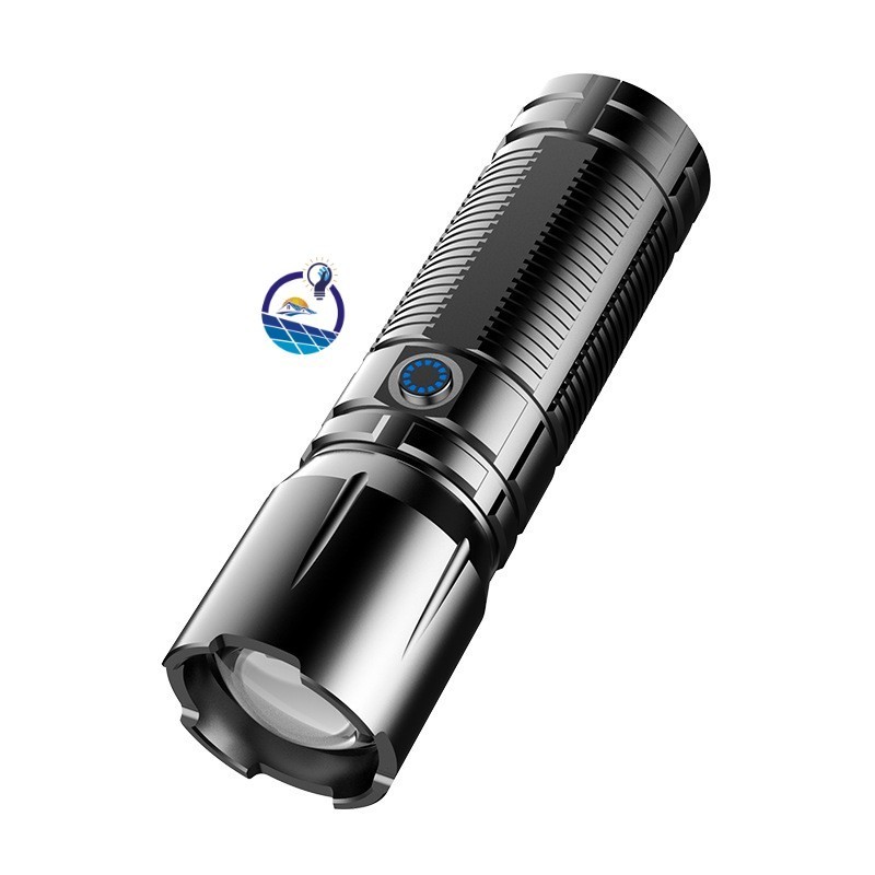 Waterproof Outdoor Portable Tactical Flashlight High Power Rechargeable Flashlight Led Strobe Torch Light OEM