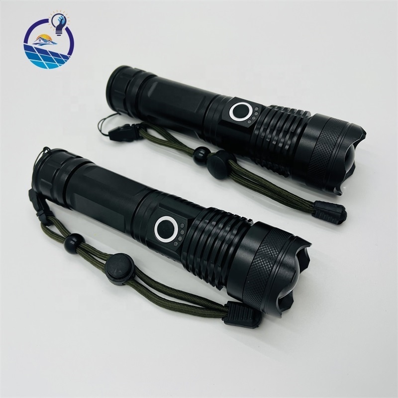 NEW High Power Led Flashlight XHP50 18000Lumens Super Bright Flashlight with Power Display Camping USB Zoomable Flashlight