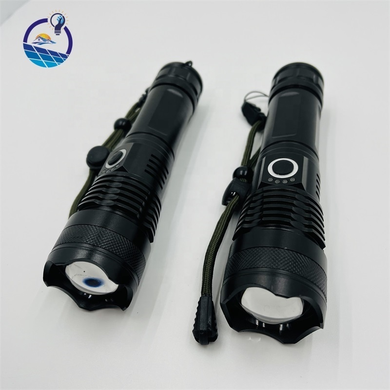 NEW High Power Led Flashlight XHP50 18000Lumens Super Bright Flashlight with Power Display Camping USB Zoomable Flashlight