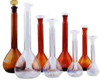 250ml clear volumetric flask with ground-in glass stopper 500ml 1000ml