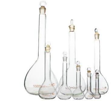 250ml clear volumetric flask with ground-in glass stopper 500ml 1000ml