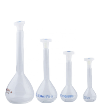 250ml clear volumetric flask with ground-in glass stopper 500ml 1000ml