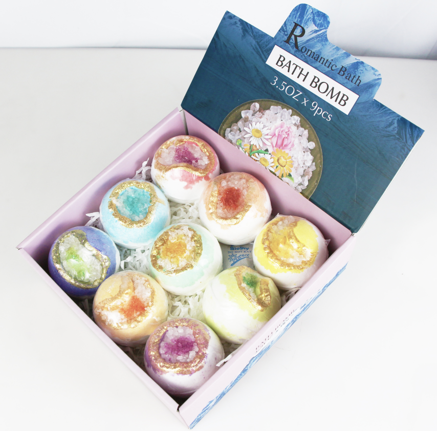 Hot sales bath bombs gift set christmas bath bomb bathbombs organic