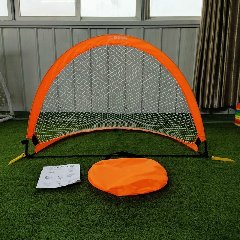 Football goal post portable foldable football accessories soccer ball Nets training equipment balls door pop up goal