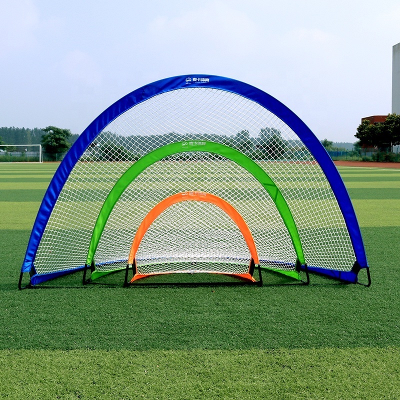 Football goal post portable foldable football accessories soccer ball Nets training equipment balls door pop up goal