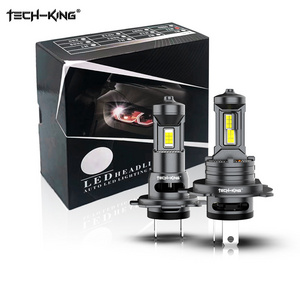 TECH-KING Auto lighting system R30 80W 6000K H1 H3 H4 H7 H11 9004 9007 9005 9006 car Straight insert type led headlight bulb